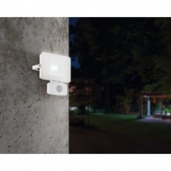 EGLO FAEDO 3 33156 – projecteur extérieur blanc avec détecteur – H 135 mm