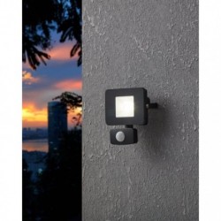 EGLO FAEDO 3 97459 – projecteur extérieur noir avec détecteur – H 135 mm