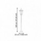 EGLO NAVEDO 93452 – borne blanc – Ø 230 mm