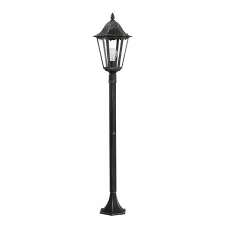 EGLO NAVEDO 93463 – lampadaire extérieur noir et argent patiné – Ø 230 mm