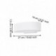 EGLO CHINOA 98709 – applique extérieure blanc – H 75 mm