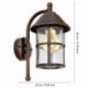 EGLO SAN TELMO 90184 – applique extérieure brun antique – H 350 mm