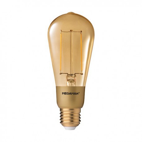 MEGAMAN CLASSIC EDISON GOLD LED FILAMENT 3W 2200K E27