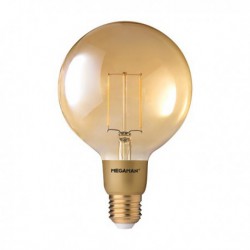 MEGAMAN GLOBE A125 GOLD LED FILAMENT 3W 2200K E27