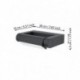 EGLO BRIANZA 98707 – applique extérieure noir – H 50 mm