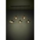 EGLO SACEDA 390396 – suspension noir et doré – H 1500 mm