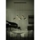 EGLO SACEDA 390396 – suspension noir et doré – H 1500 mm