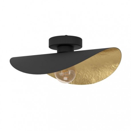 EGLO SACEDA 390391 – plafonnier noir et doré – H 160 mm