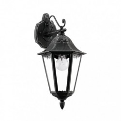 EGLO NAVEDO 93456 – applique extérieure noir et argent patiné – H 475 mm