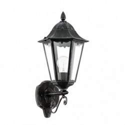 EGLO NAVEDO 93457 – applique extérieure noir et argent patiné – H 475 mm
