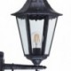EGLO NAVEDO 93457 – applique extérieure noir et argent patiné – H 475 mm