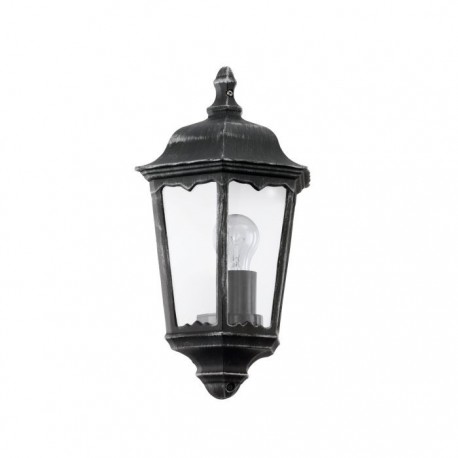 EGLO NAVEDO 93459 – applique extérieure noir et argent patiné – H 430 mm