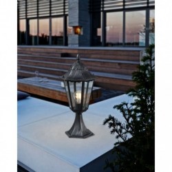 EGLO NAVEDO 93462 – borne basse noir et argent patiné – Ø 230 mm
