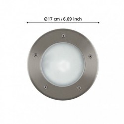 EGLO RIGA 3 86189 – spot encastré au sol inox – Ø 170 mm