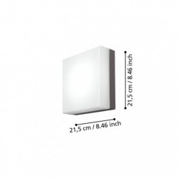 EGLO SONELLA 94872 – applique ou plafonnier anthracite – H 215 mm