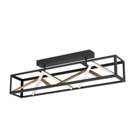 EGLO PENELA 390416 – plafonnier noir et doré – H 240 mm