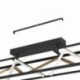 EGLO PENELA 390416 – plafonnier noir et doré – H 240 mm