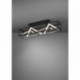 EGLO PENELA 390416 – plafonnier noir et doré – H 240 mm