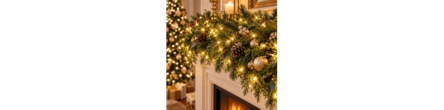 Guirlandes de No&euml;l int&eacute;rieures