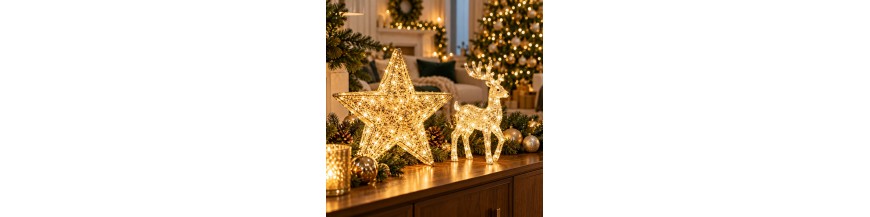 D&eacute;corations lumineuses de No&euml;l int&eacute;rieures